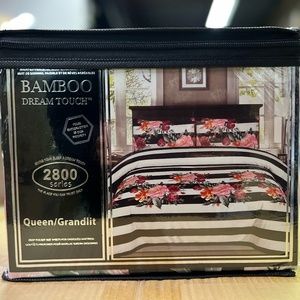 Luxury 4 Piece Queen Size Bamboo Bed Sheet